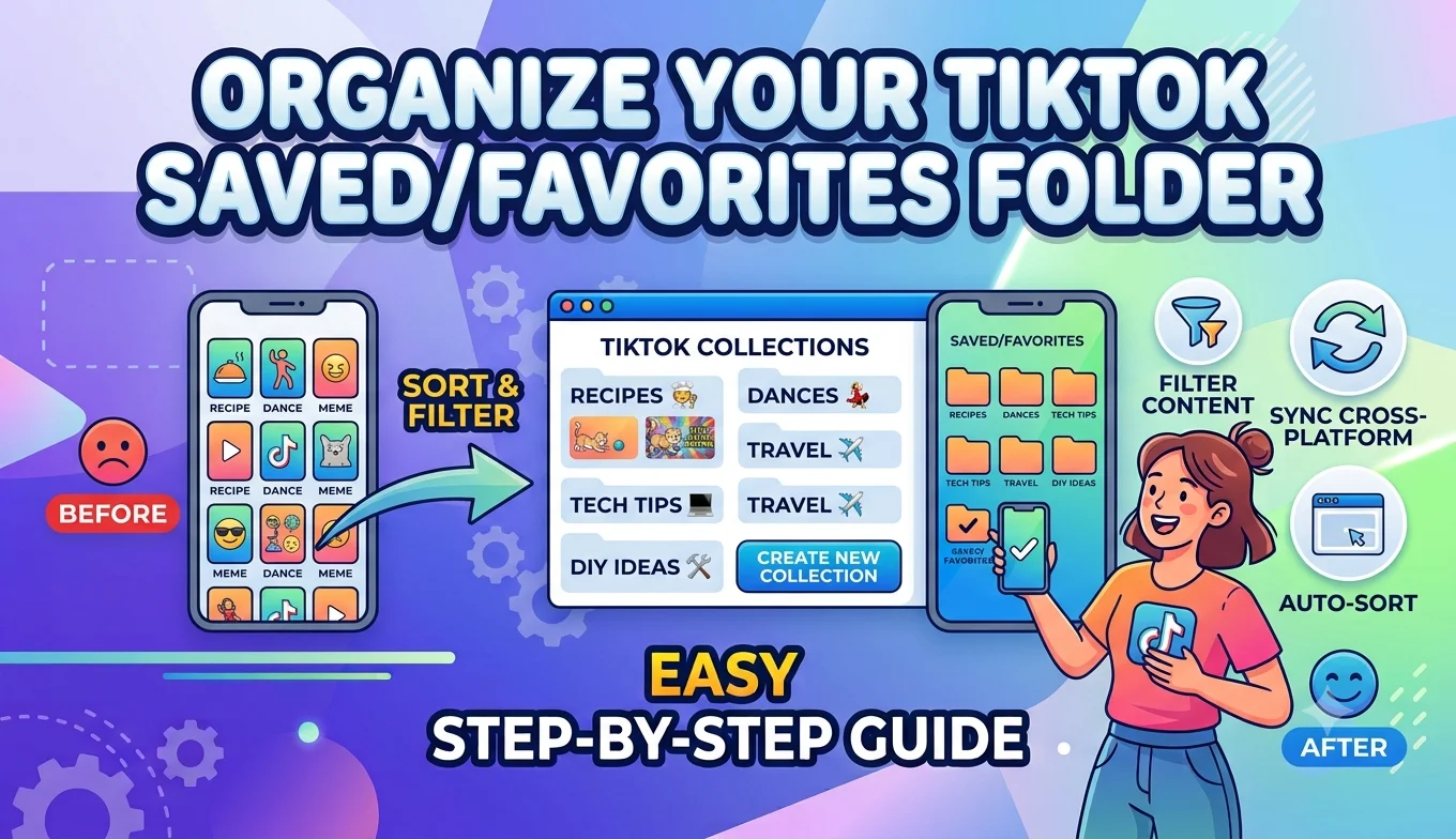 5 Ways to Organize Your TikTok Saved/Favorites Folder