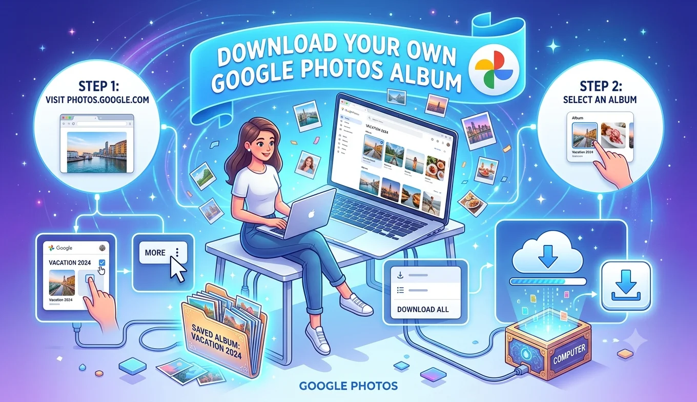 How to Download Your Own Google Photos Album
