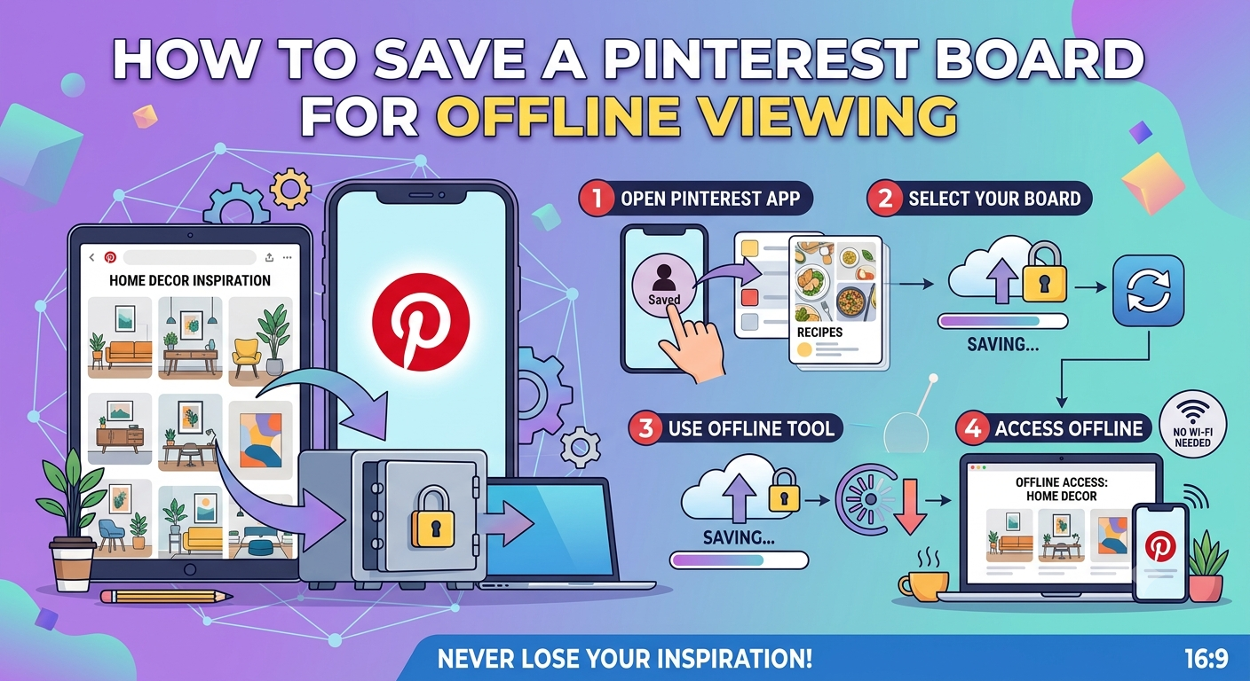 How to Save a Pinterest Board for Offline Viewing