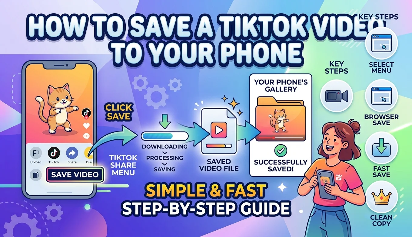 How to Save a TikTok Video to Your Phone (Built-In Method)