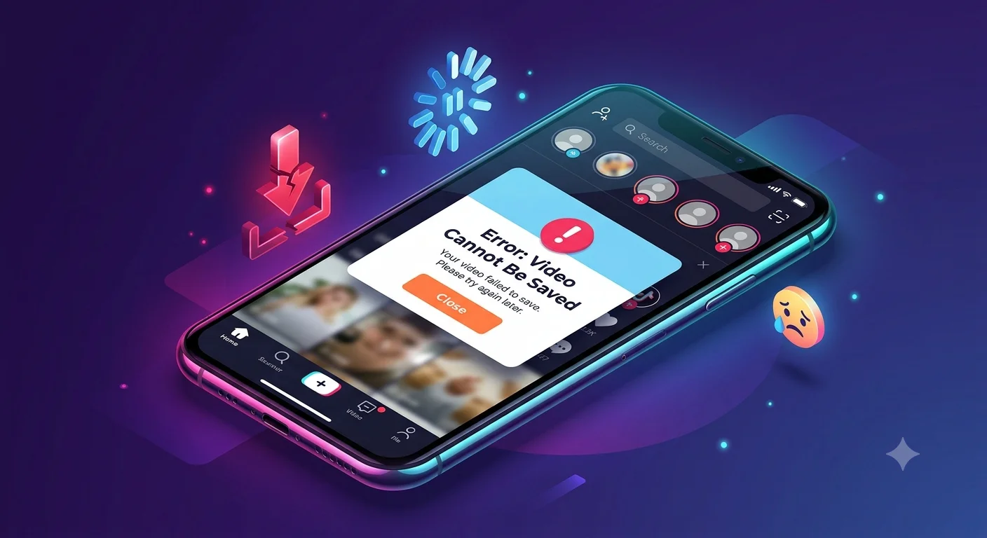 TikTok Video Wont Save? Common Causes and Fixes